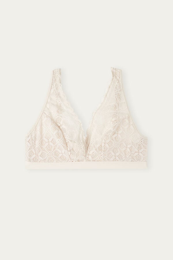 Intimssimi Lara Triangle Bra in Lace Natural | USJZR12514