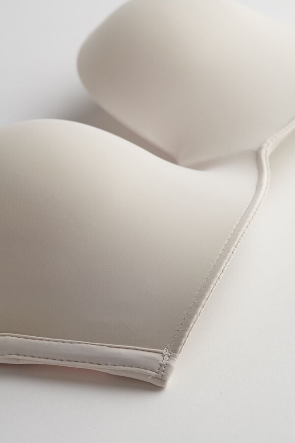 Intimssimi Laura Microfiber Bandeau Bra Natural | USJBT14700