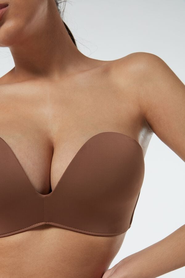 Intimssimi Laura Microfiber Bandeau Bra Natural | USNEJ90560