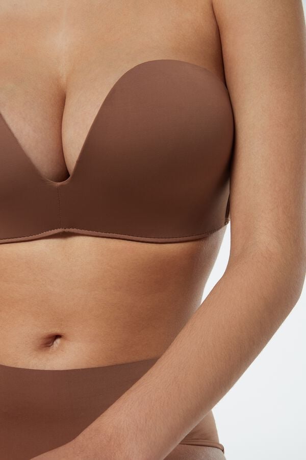 Intimssimi Laura Microfiber Bandeau Bra Natural | USNEJ90560