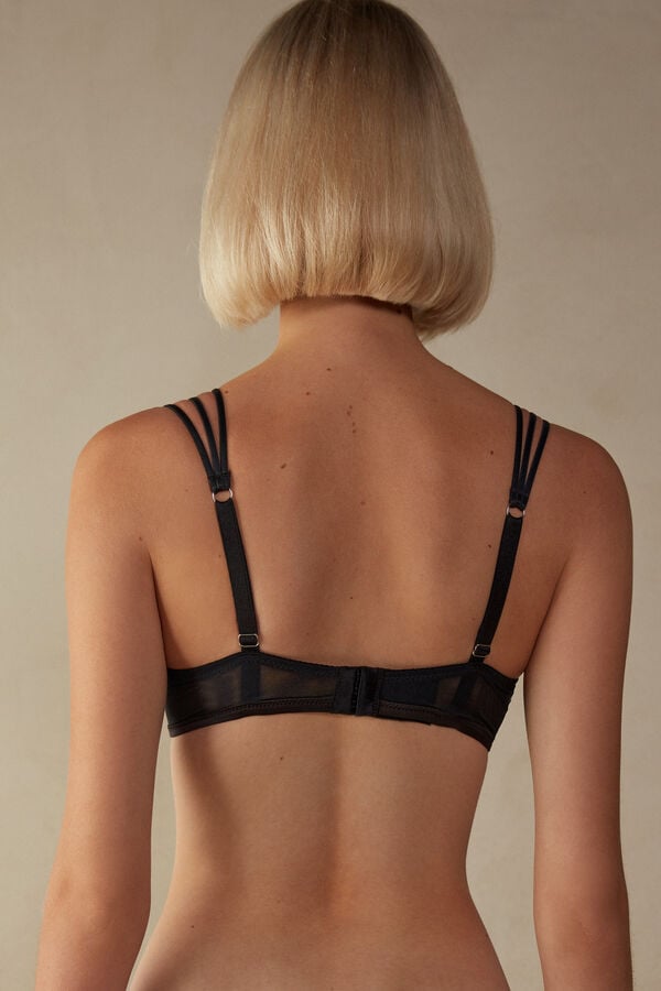 Intimssimi Layers of Lust Balconette Bra Black | USJVR94111