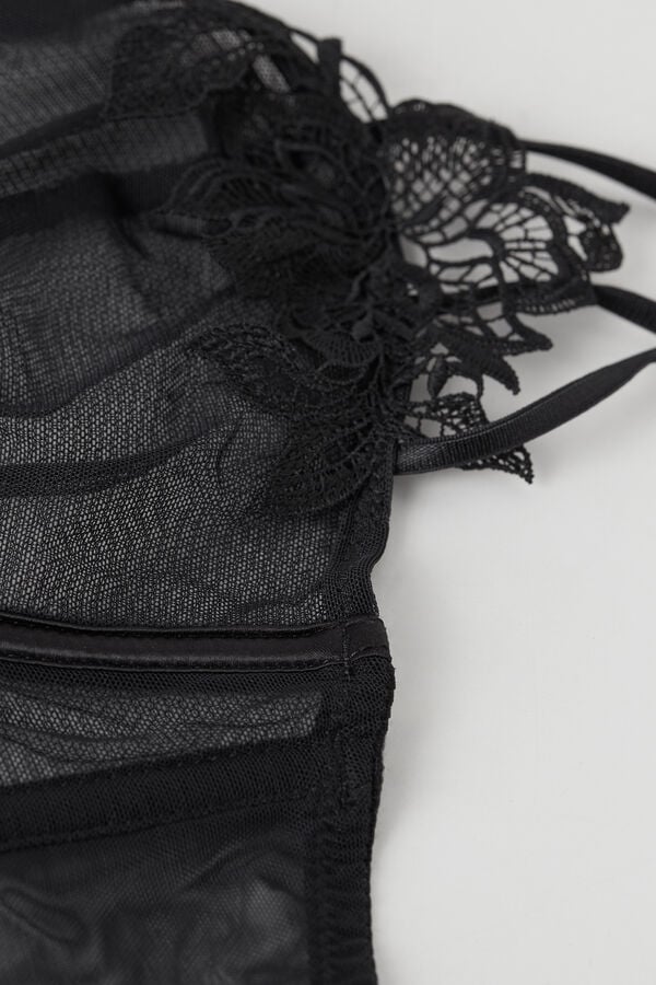 Intimssimi Layers of Lust Balconette Bra Black | USJVR94111