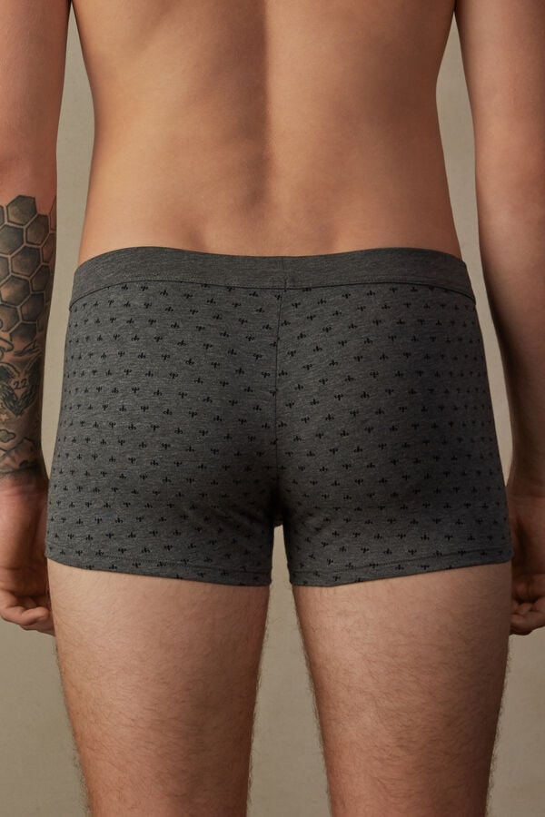 Intimssimi Lily Boxers in Stretch Supima® Cotton Grey | FUSHY88055