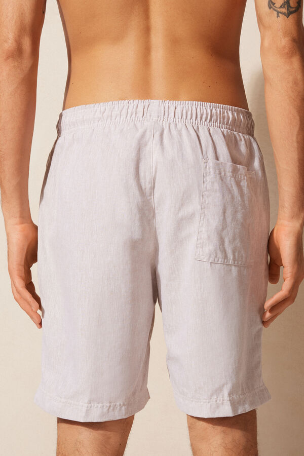 Intimssimi Linen and Cotton Shorts Natural | ZUSNQ16042