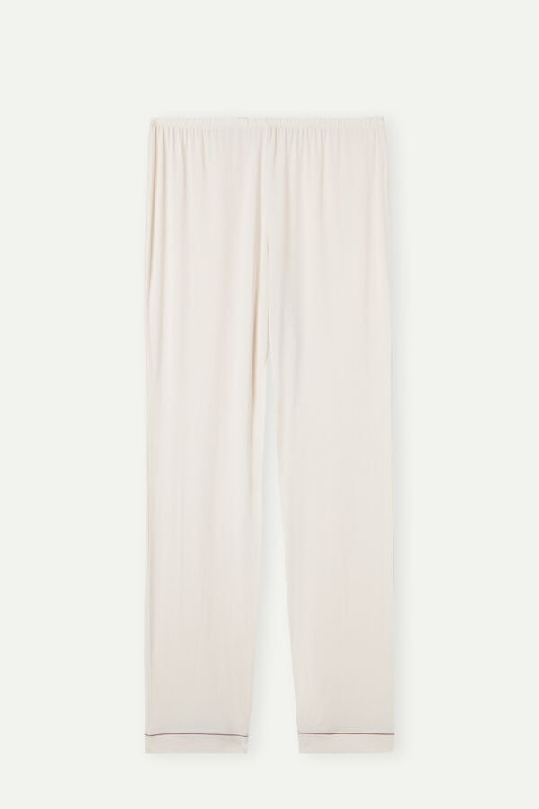 Intimssimi Long Micromodal Trousers Natural | USZDE47028