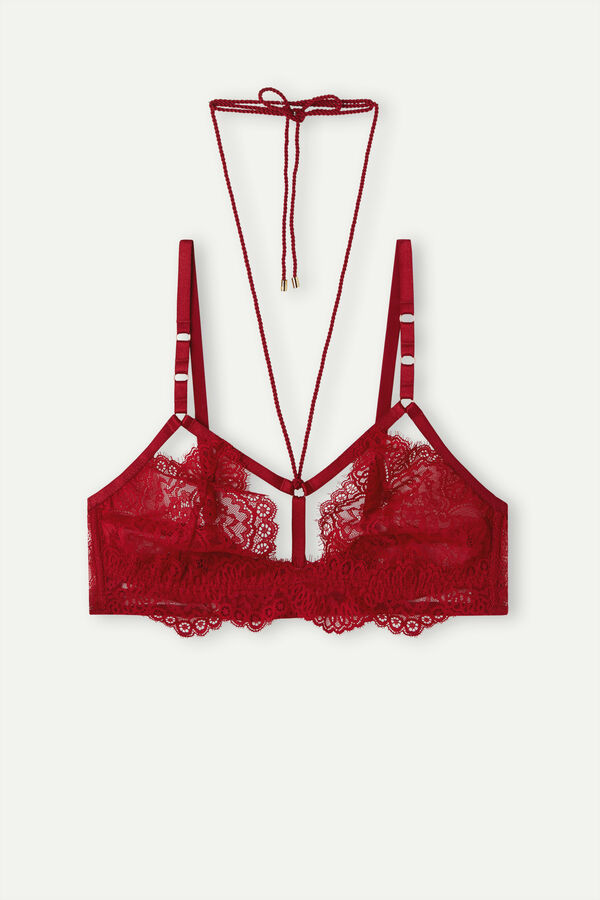 Intimssimi Loosen Heartstrings Triangle Bra Red | USQAV30439