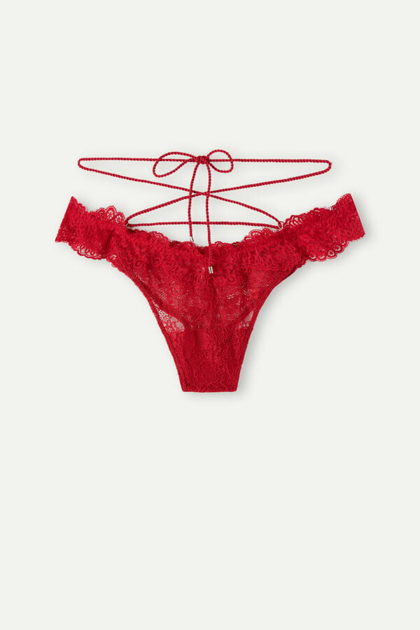 Intimssimi Loosen Heartstrings ‘80s Style Brazilian Red | GUSEC68845