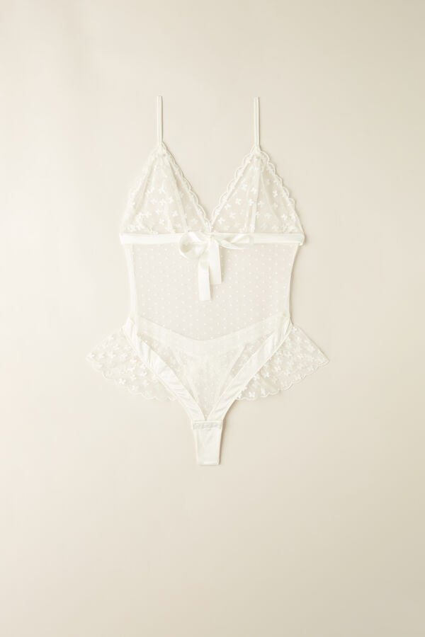 Intimssimi Love Cadeau Bodysuit White | LUSSX40056