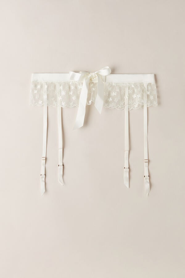 Intimssimi Love Cadeau Garter Belt White | YUSVQ22156