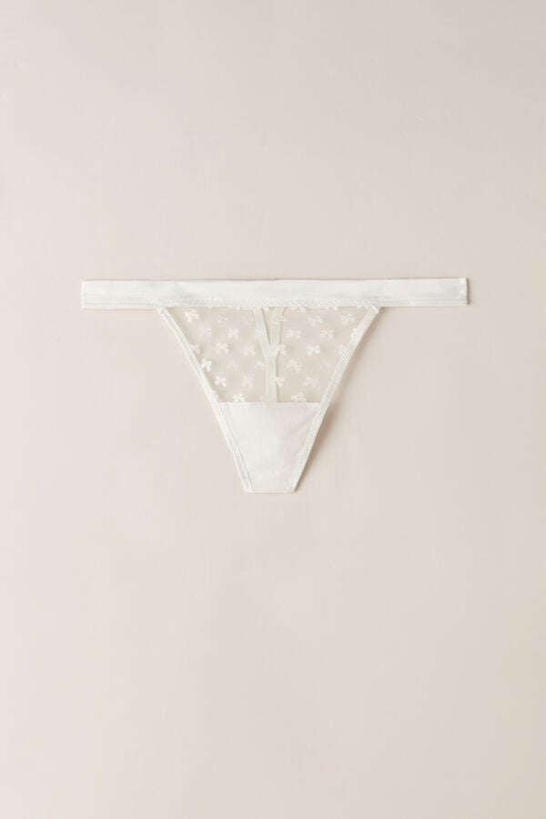 Intimssimi Love Cadeau String Thong White | DUSVO20957