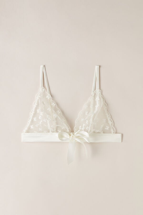 Intimssimi Love Cadeau Triangle Bra White | AUSWC93614