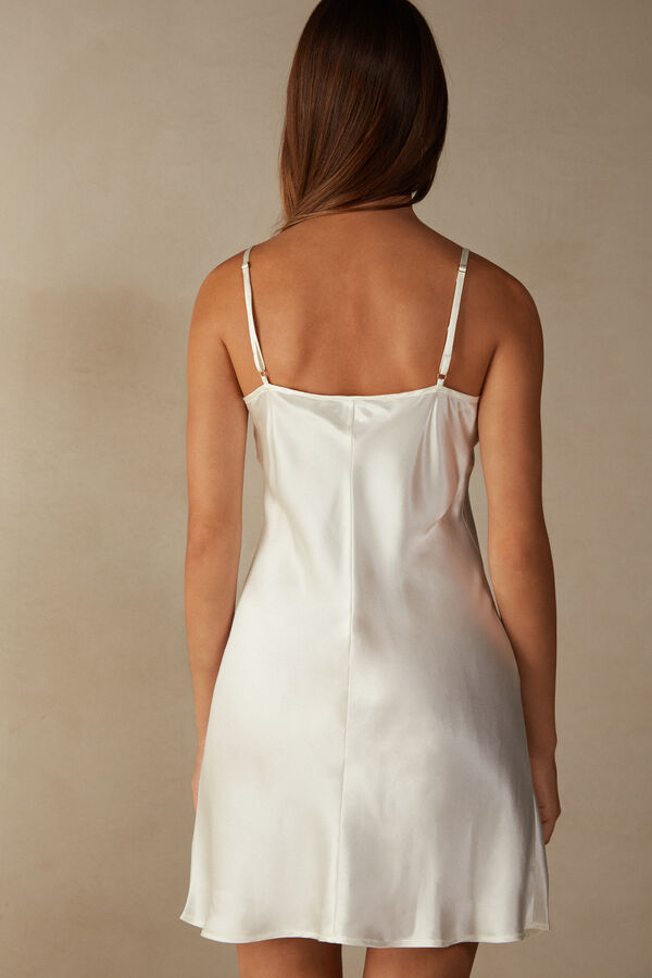 Intimssimi Lovely Day Silk Slip White | USCVG16504