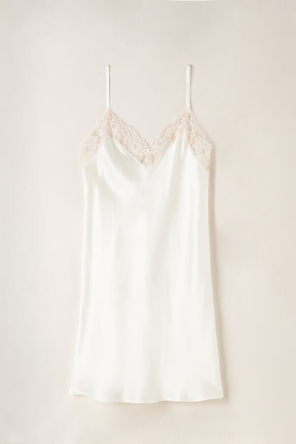 Intimssimi Lovely Day Silk Slip White | USCVG16504