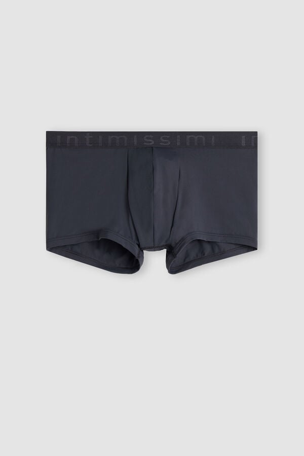 Intimssimi Microfiber Logo Boxer Shorts Grey | USDYB84641