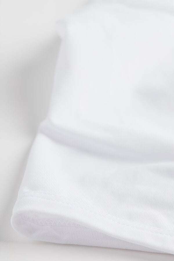 Intimssimi Microfiber T-shirt White | USCVG71572