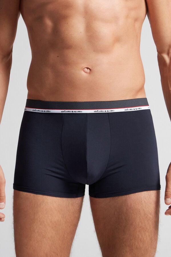 Intimssimi Micromodal Boxers Blue | YUSVQ87423