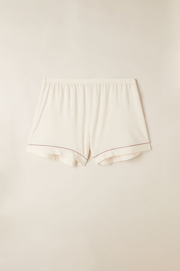 Intimssimi Modal Shorts with Contrast Trim Natural | SUSVO52000