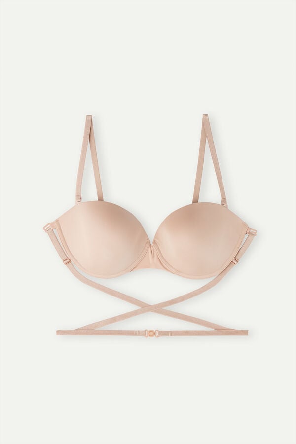 Intimssimi Multi-functional Anna Balconette Bra in Ultralight Microfiber Natural | USDFL28799