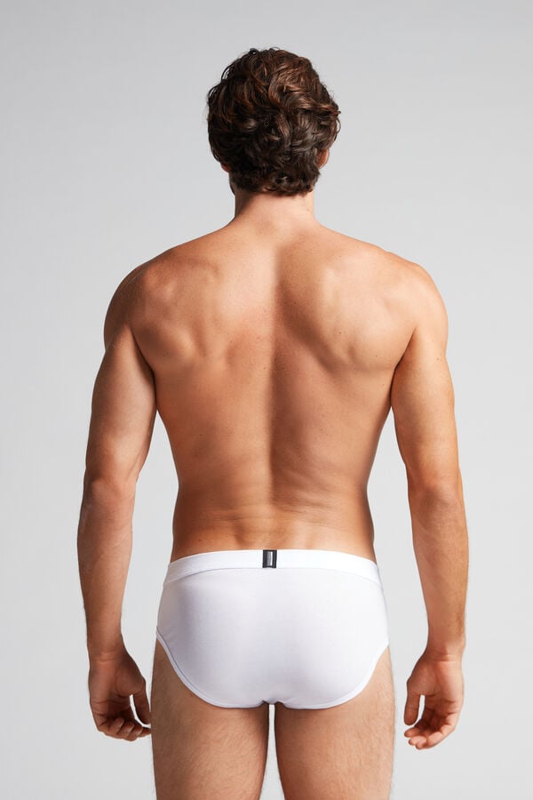 Intimssimi Natural Fresh Supima® Cotton Briefs White | BUSSD89756