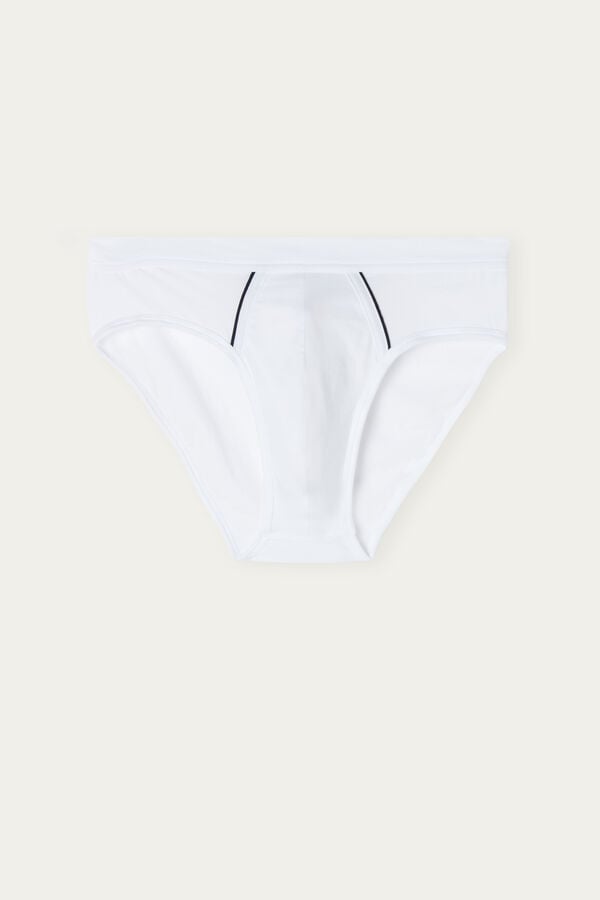 Intimssimi Natural Fresh Supima® Cotton Briefs White | BUSSD89756