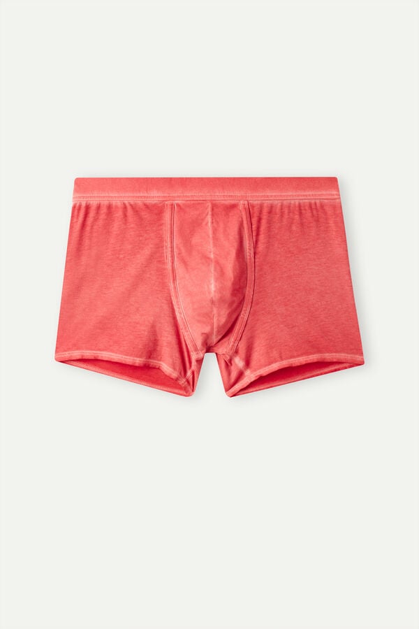 Intimssimi Natural Fresh Supima® Cotton Boxers Red | DUSKV88481