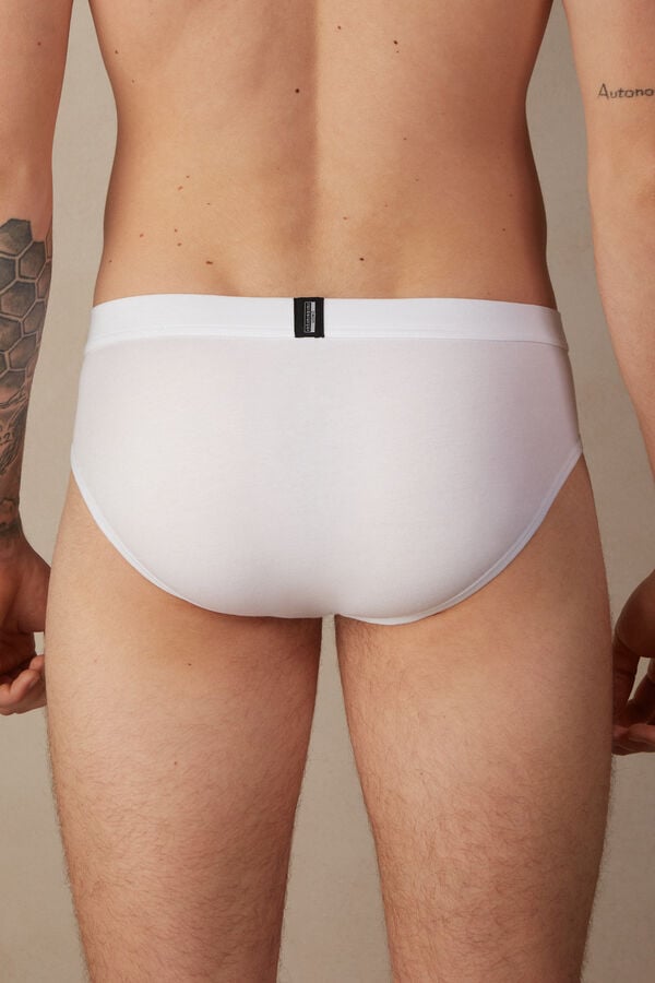 Intimssimi Natural Fresh Supima® Cotton Briefs White | EUSHC24705