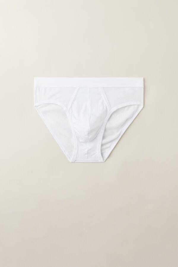 Intimssimi Natural Fresh Supima® Cotton Briefs White | EUSHC24705