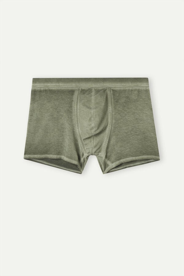 Intimssimi Natural Fresh Supima® Cotton Boxers Green | GUSEC94999