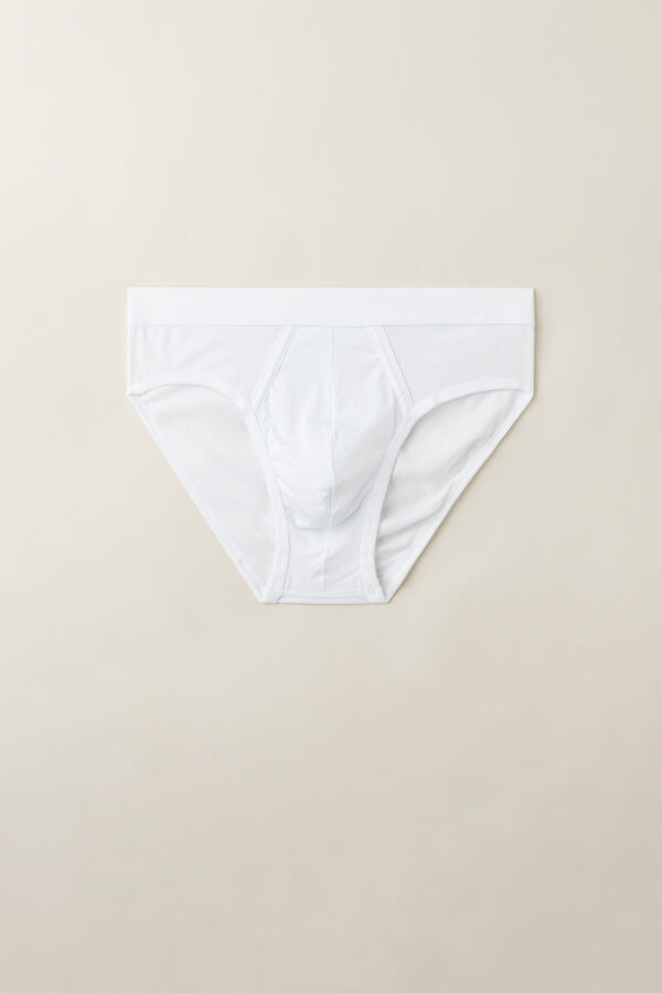 Intimssimi Natural Fresh Supima® Cotton Briefs White | GUSUC68574