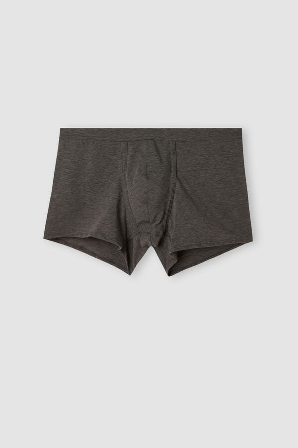 Intimssimi Natural Fresh Supima® Cotton Boxers Dark Grey | QUSWA43465