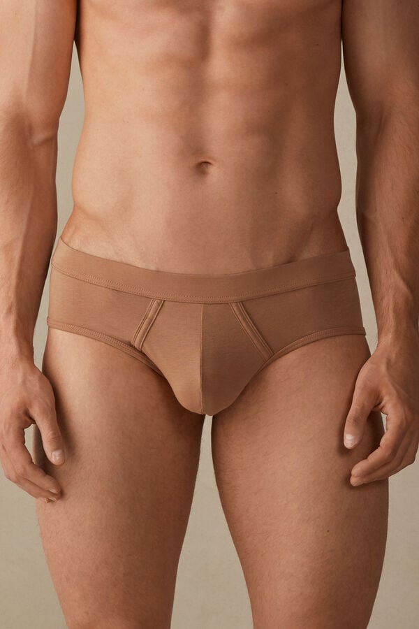 Intimssimi Natural Fresh Supima® Cotton Briefs Natural | TUSPQ34937