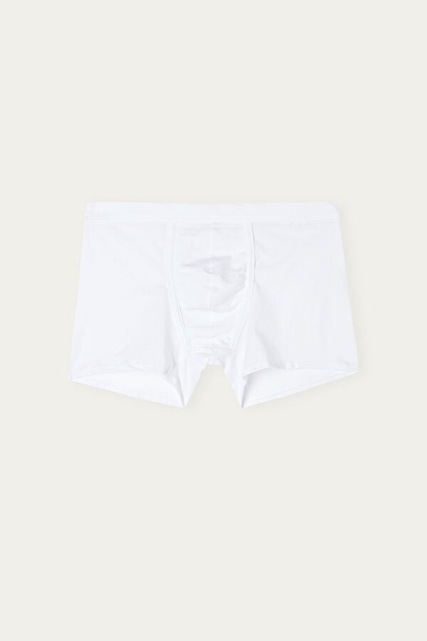 Intimssimi Natural Fresh Supima® Cotton Boxers White | TUSPQ89003