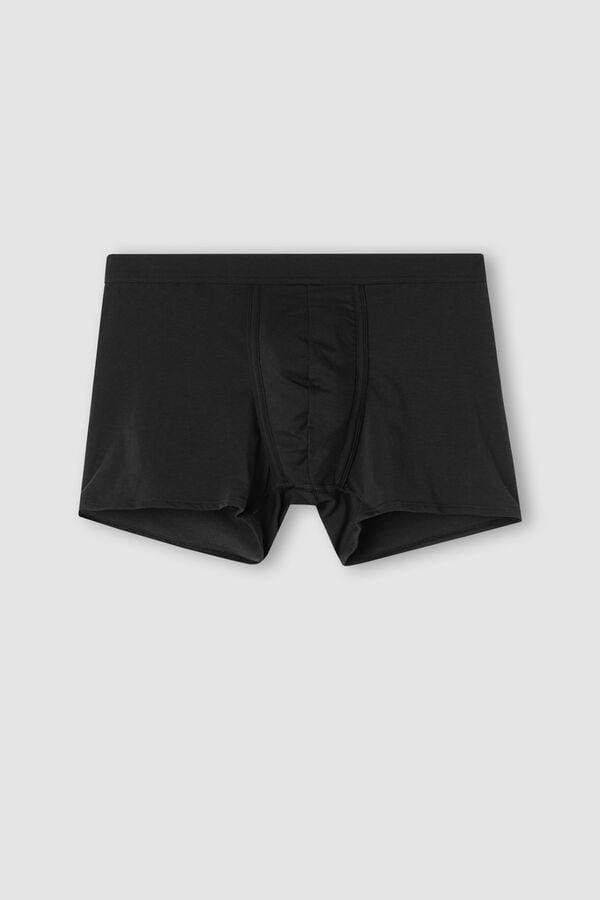 Intimssimi Natural Fresh Supima® Cotton Boxers Black | USEGJ14355