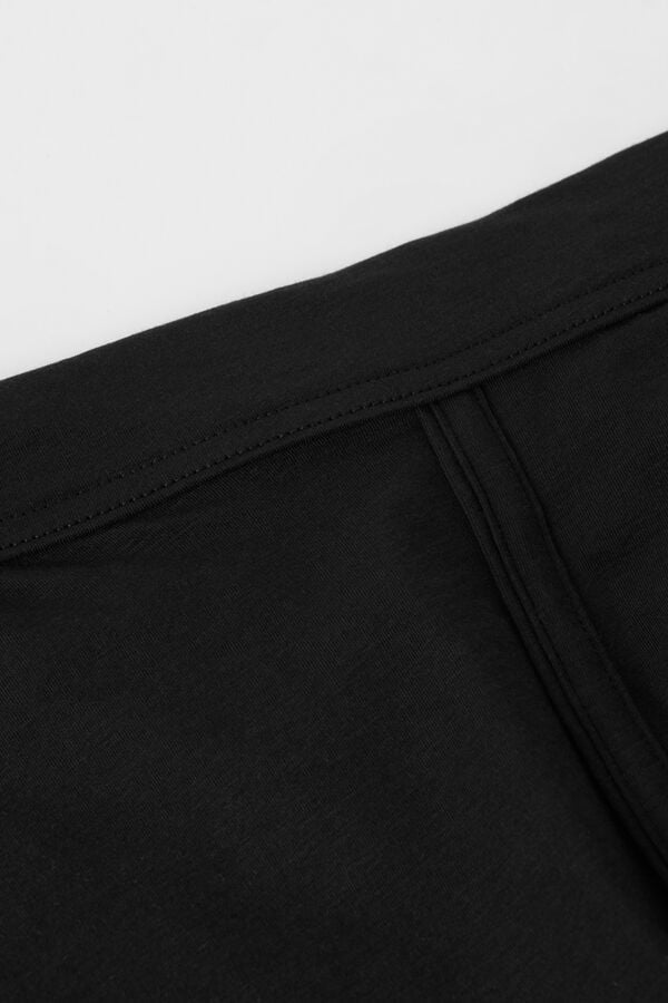 Intimssimi Natural Fresh Supima® Cotton Boxers Black | USEGJ14355