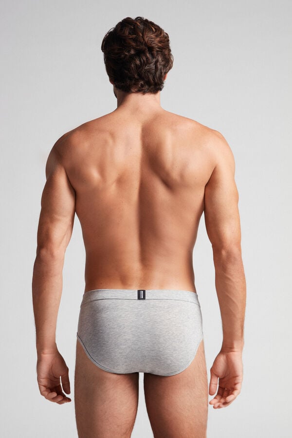 Intimssimi Natural Fresh Supima® Cotton Briefs Grey | USXBR44530