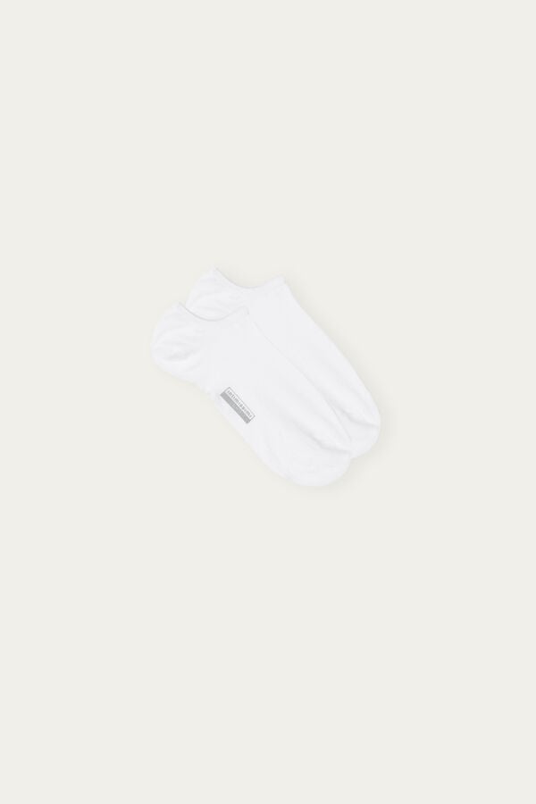 Intimssimi No-show Socks in Supima® Cotton White | PUSQX25999