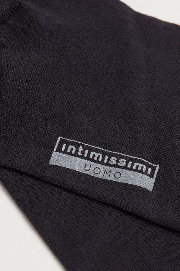 Intimssimi No-show Socks in Supima® Cotton Grey | USCVG99364