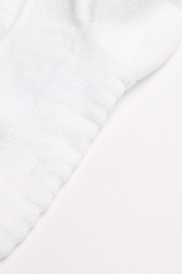 Intimssimi No-show Socks in Terrycloth White | ZUSMJ60495