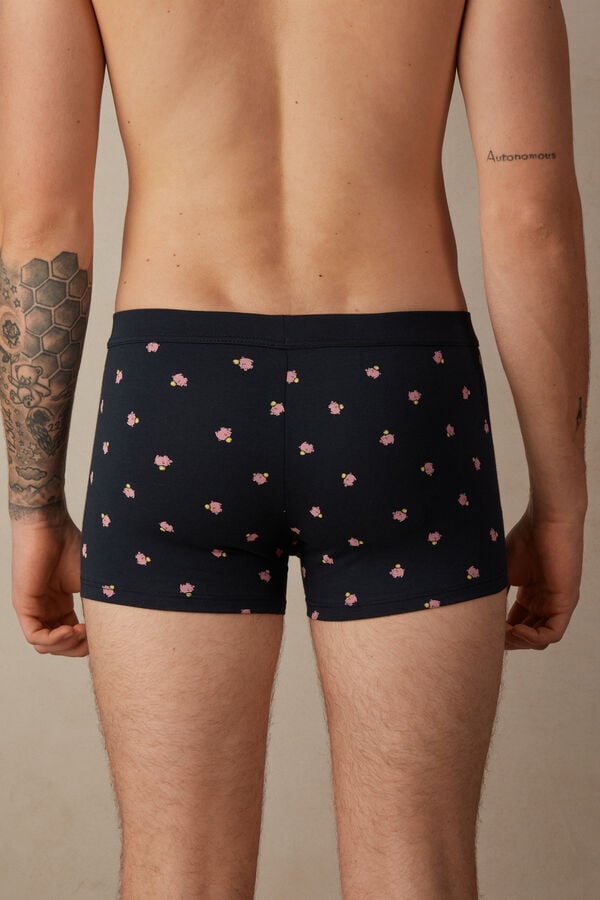 Intimssimi Piggy Bank Boxers in Stretch Supima® Cotton Blue | AUSDF67723