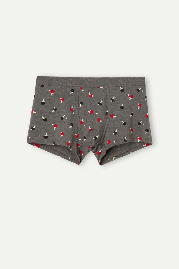 Intimssimi Ping Pong Boxers in Stretch Supima® Cotton Grey | MUSFT75729