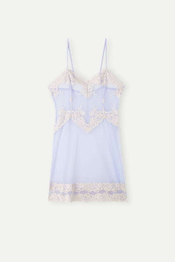 Intimssimi Pretty Flowers Babydoll Violet | USIIZ84243