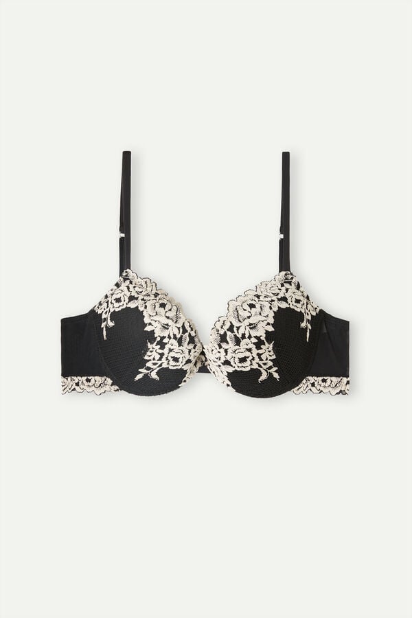 Intimssimi Pretty Flowers Bellissima Push-up Bra Multicolor | USEAH88151