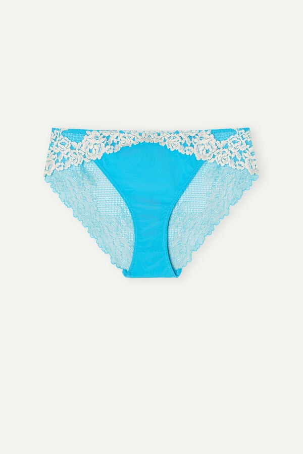 Intimssimi Pretty Flowers Panties Blue | USIIZ95903