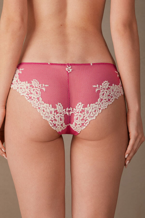 Intimssimi Pretty Flowers Panties Pink | USJVR68948