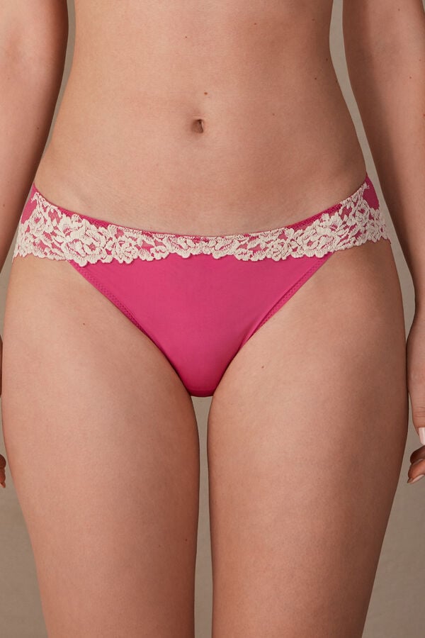 Intimssimi Pretty Flowers Panties Pink | USJVR68948