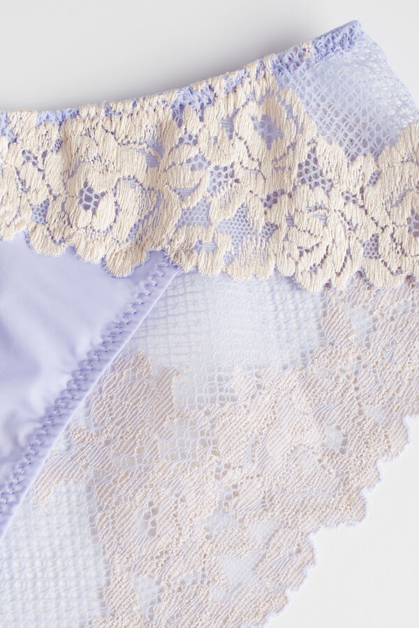 Intimssimi Pretty Flowers Panties Violet | USQAV25898