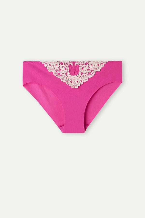 Intimssimi Pretty Flowers Seamless Cotton Panties Pink | USZDE39393