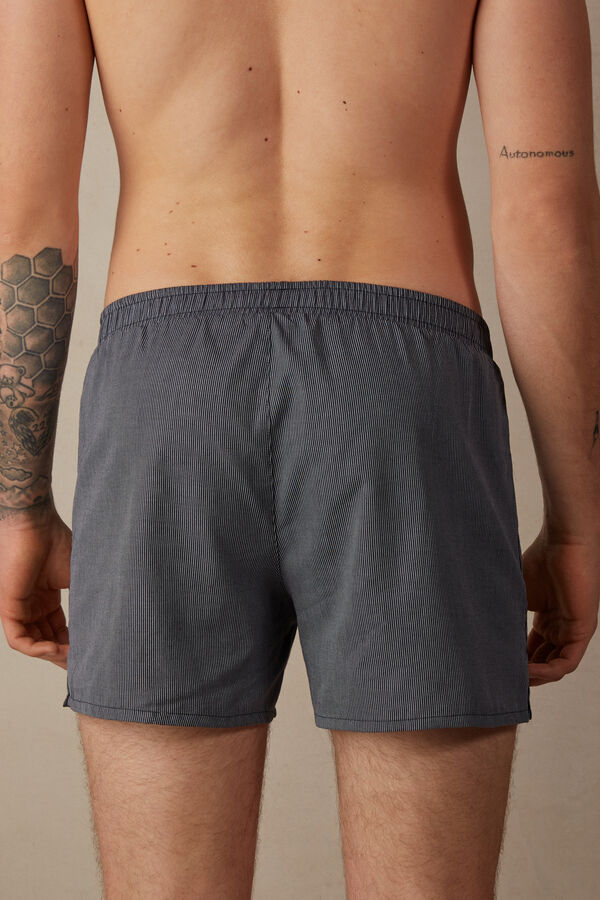 Intimssimi Print Detailed Boxers Blue | BUSSD88221