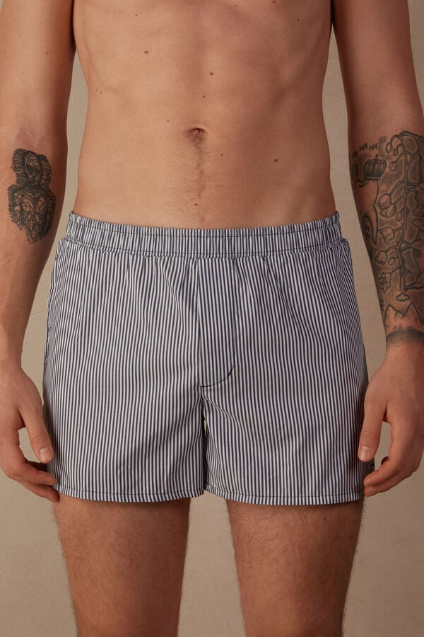 Intimssimi Print Detailed Boxers Blue | DUSKV50004