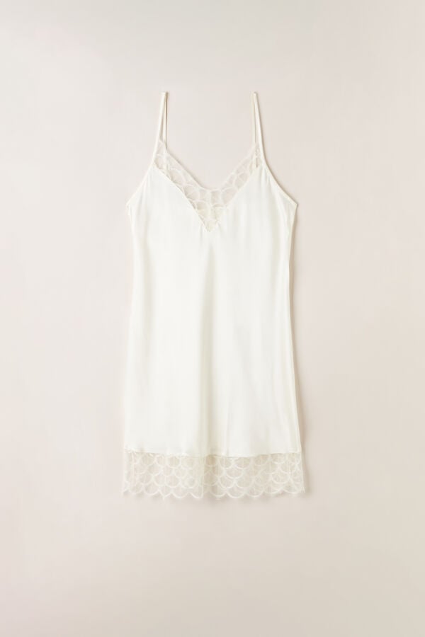 Intimssimi Pure Charme Silk Slip White | AUSDF72103